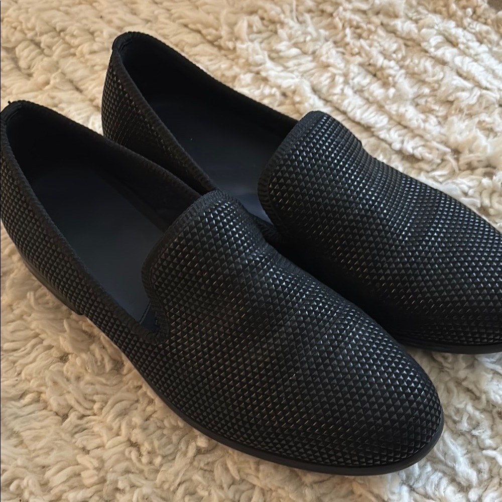 Men's Black Slip-On Shoes